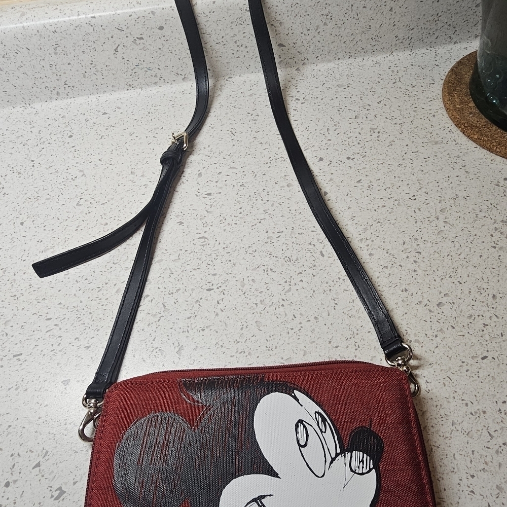 Like New Disneyland Sketch Mickey Wallet/clutch/crossbody bag - Picture 9 of 9
